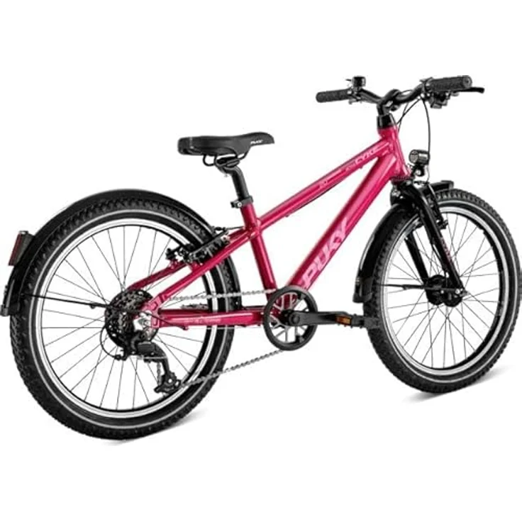 Puky Cyke 20-7 Active Alu Kinderfahrrad, berry pink, robustes Aluminium, für Kinder ab 6 Jahren – Bild 2