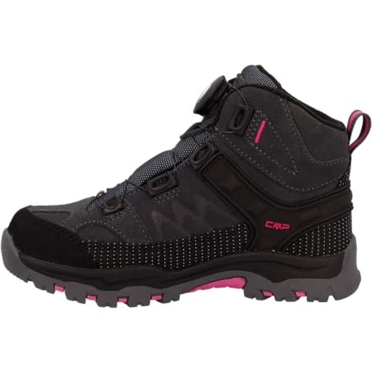 CMP Kids Kiruna Mid FITGO Fleece WP, Kinder Trekkingschuhe in Antracite-Festival, Größe 31, für Wandern – Bild 3