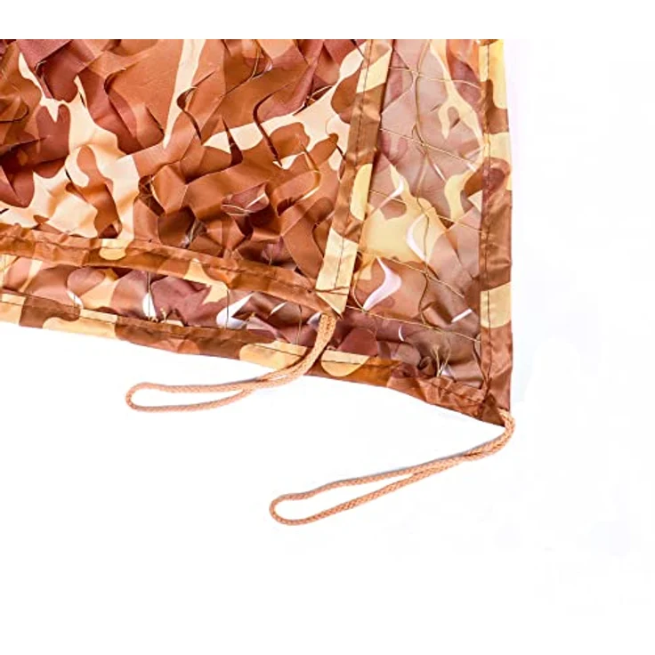 Rinling Tarnnetz Camouflage Netz 4Mx6M, Desert für Jagd, militärische Tarnung und Sonnenschutz – Bild 5