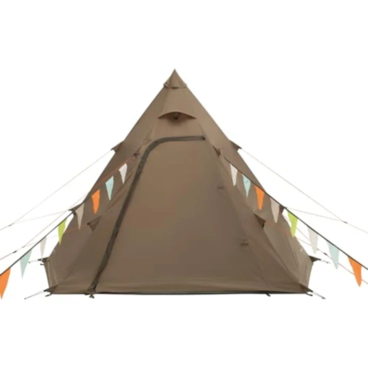 Easy Camp Otra Tipi, Zelt für 4 Personen, wind- und wasserdicht, 5.50 kg, mit eingenähtem Boden und optimaler Luftzirkulation – Bild 4