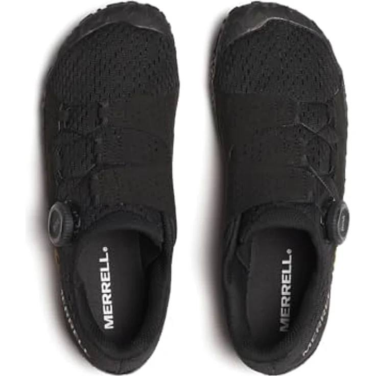 Merrell Vapor Glove 6 Boa, Damen Laufschuhe, Schwarz, mit Boa®-Verschlusssystem und Vibram Ecostep Recycle-Aussensohle – Bild 3