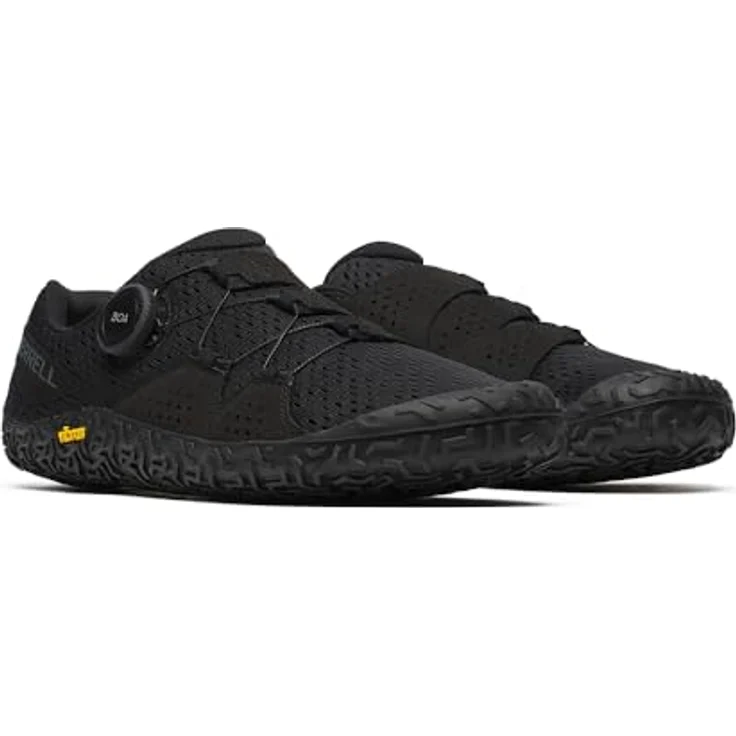 Merrell Vapor Glove 6 Boa, Herren Laufschuhe mit BOA-Schnürsystem und Vibram Ecostep Sohle, Schwarz 46.5 – Bild 2