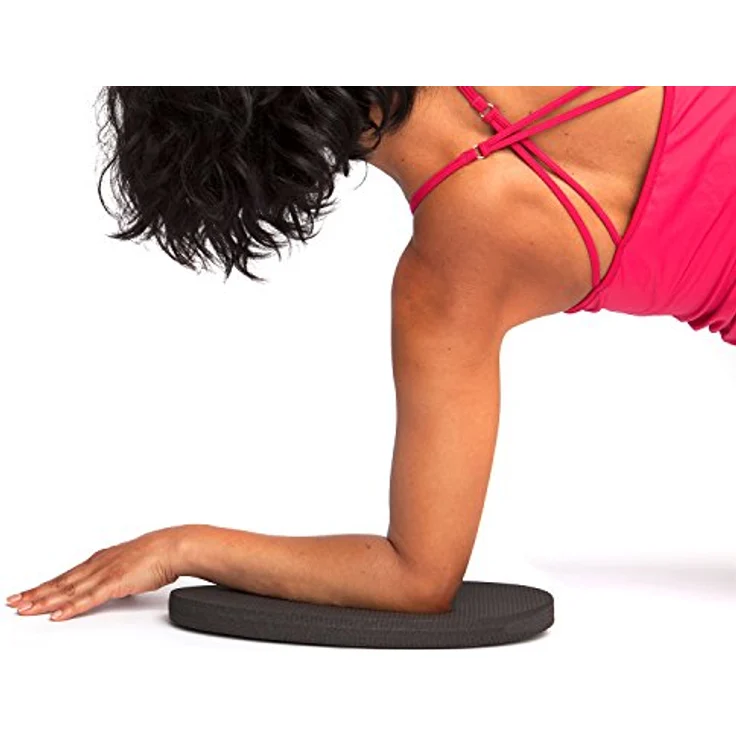Comfort Yoga Pad, Ovales Schaumstoff-Kniekissen zur Entlastung der Knie und anderer Gelenke bei Yoga, Fitness, Gymnastik, Sport (36 x 18 x 2,6 cm) – Bild 3