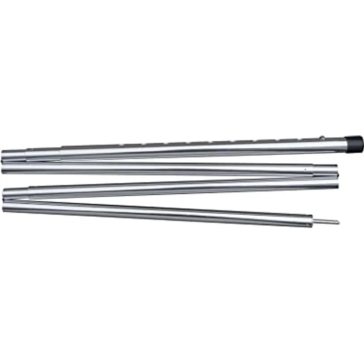 Coghlan BasicNature Aufstellstange 'verstellbar' Zeltstangen, Aluminium, grau, 180-210 cm, 4 Segmente, Packmaß 5,5 x 53 cm – Bild 2