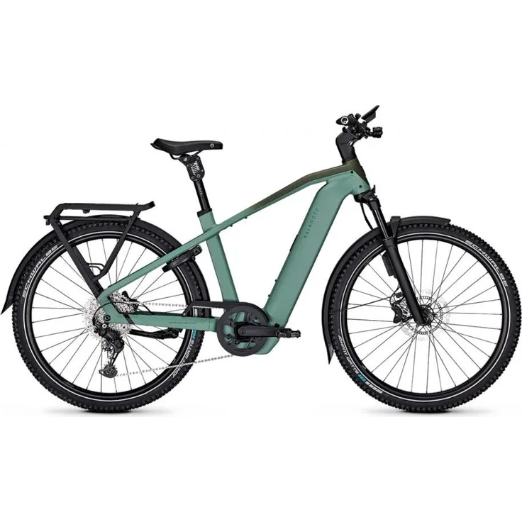 Kalkhoff ENTICE 5+ EXCITE ABS, Elektrofahrrad mit Bosch Perf. Line Smart Motor und 800 Wh Akku, 29 Zoll, XL, mineralgreen / huntsmengreen matt