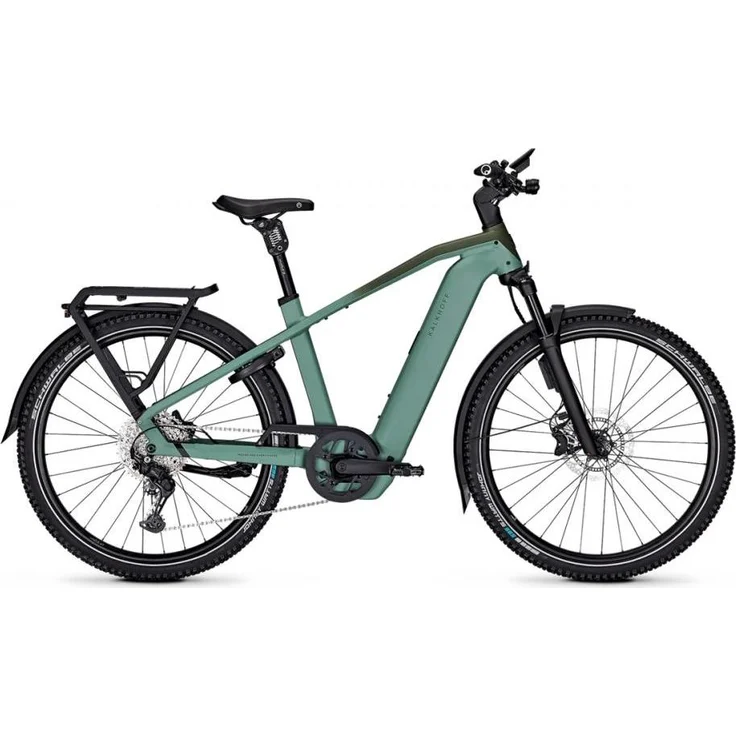 Kalkhoff ENTICE 5+ EXCITE ABS, Elektrofahrrad mit Bosch Perf. Line Smart Motor und 800 Wh Akku, 29 Zoll, XL, mineralgreen / huntsmengreen matt