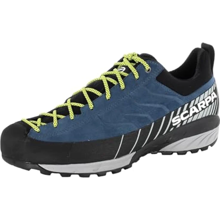 Scarpa Mescalito Herren Zustiegsschuh, blau/grau, technischer Wanderschuh mit wasserdichtem Obermaterial und Vibram® Sohle – Bild 1