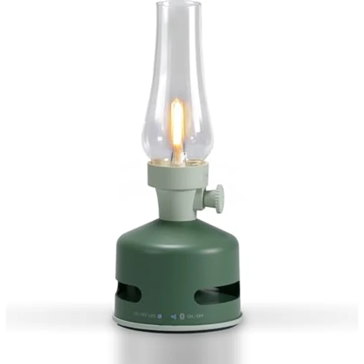 KOOKOO MoriMori Design-Leuchte mit Lautsprecher, Bluetooth-fähig, dimmbar, spritzwassergeschützt, mint-green – Bild 1