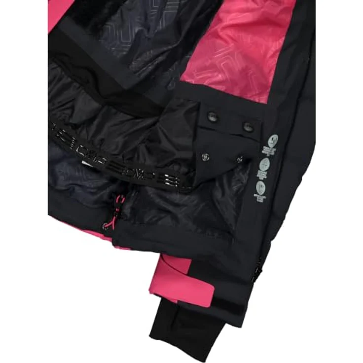 F.lli Campagnolo GmbH Woman Ski Jacket Zip Hood, gesteppte Skijacke aus Stretchgewebe, atmungsaktiv, wasser- und winddicht, antracite, Größe 42 – Bild 6