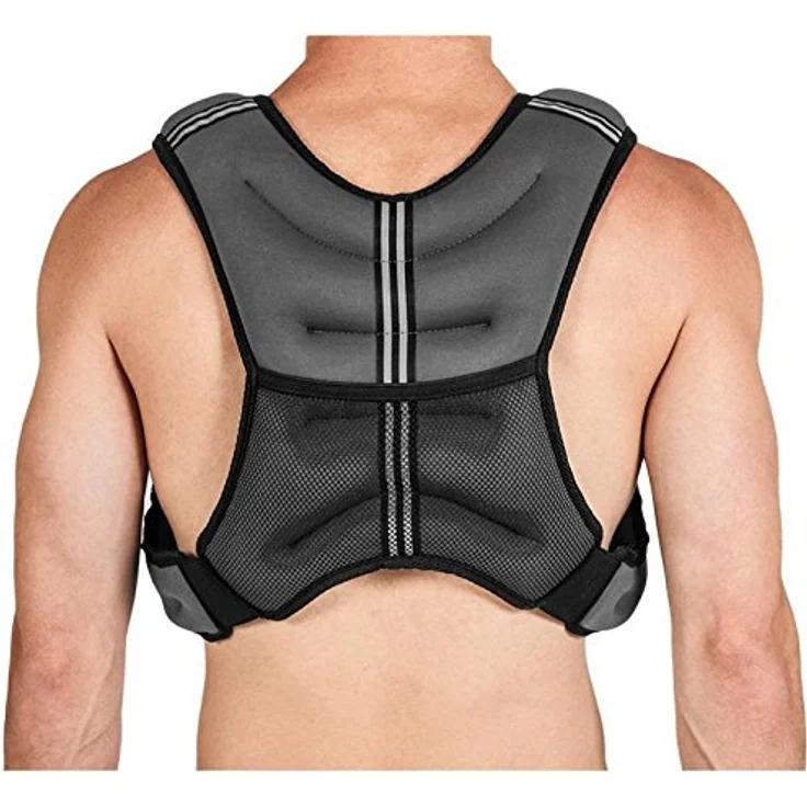 GORILLA SPORTS® Gewichtsweste - 5kg / 8kg / 10kg, mit Gewichten, Unisex, Universalgröße, Verstellbar - Trainingsweste, Laufweste, Weight Vest, Fitnessweste, Weste mit Gewicht, Krafttraining, Laufen - Preisvergleich – Bild 5