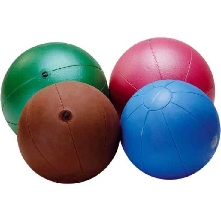 Togu Medizinball 5,0 Kg Rot, Latexfrei für Kräftigungs- und Koordinationsübungen – Bild 3