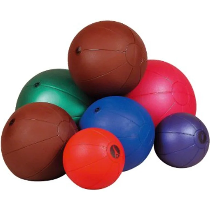 Togu Medizinball 5,0 Kg Rot, Latexfrei für Kräftigungs- und Koordinationsübungen – Bild 4