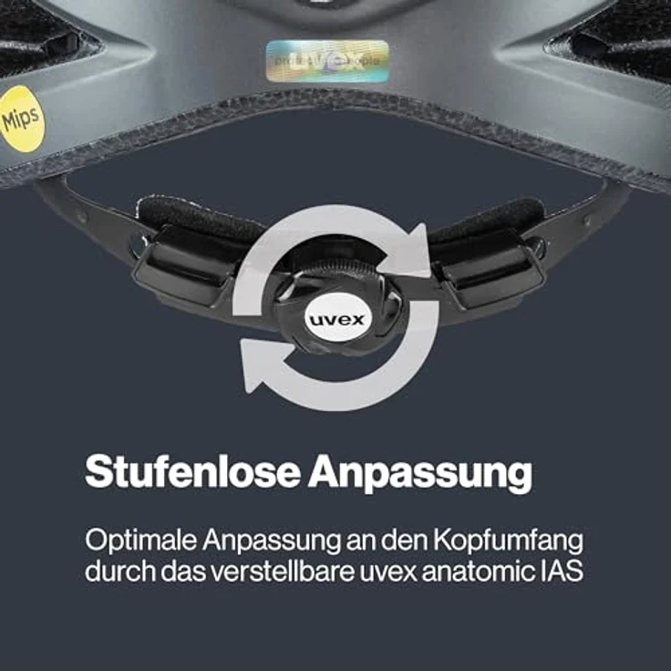 Uvex Ivo CC MIPS, Allround Fahrradhelm für Damen und Herren, Gr. 52-57cm, mit perfektem Sitz und optimaler Belüftung – Bild 5