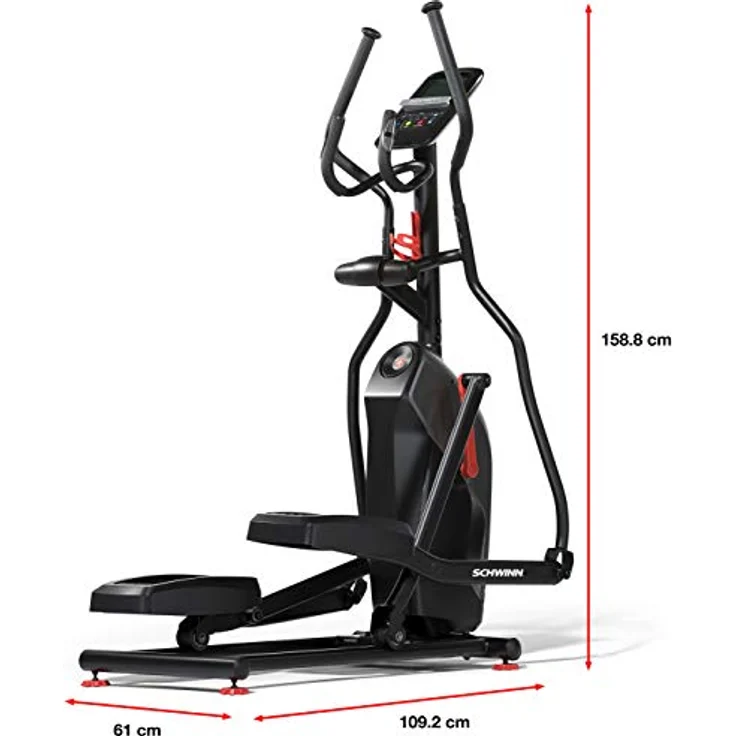 Schwinn Ellipsentrainer 510E Compact, platzsparend Konstruktion, Bluetooth für Smartphone und Tablet, Explore The World App kompatibel – Bild 3