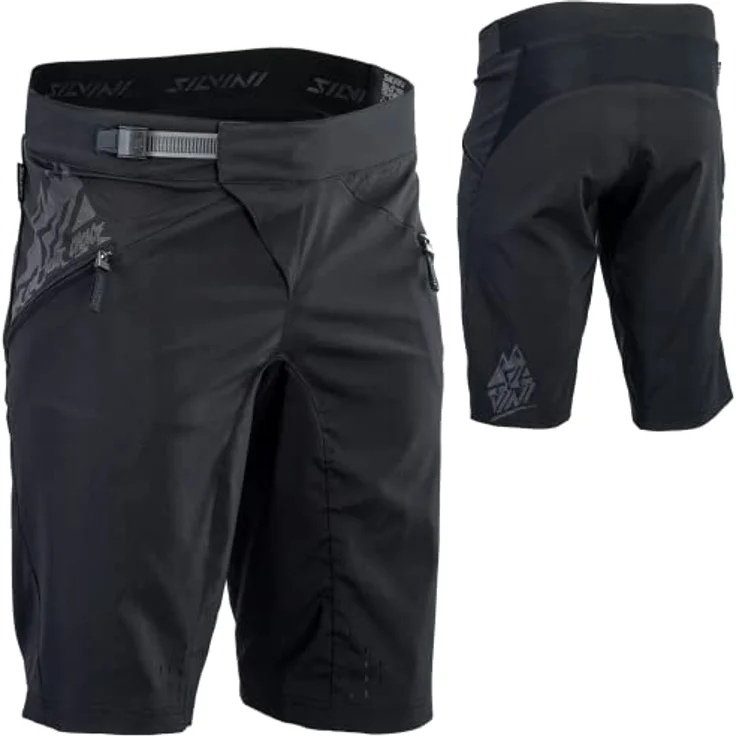 Silvini Herren Skihosen, winddichte Softshell-Herrenhose mit Quatroflex Power-Membran und Powertherm-Isolierung, Schwarz, Größe S – Bild 1