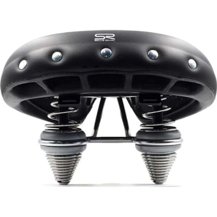 Selle Royal Drifter Med. Premium, Velosattel mit Royalgel-Technologie, doppelte Federung und robuster Strengtex-Oberfläche, schwarz – Bild 2