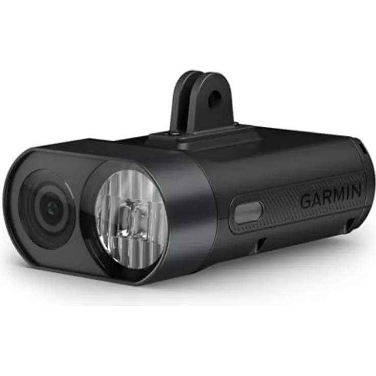 Garmin Varia Vue Scheinwerferkamera, 4K-Videoaufnahme, 600 Lumen, automatische Helligkeitsregelung, Vorfallerkennung, Seitenbeleuchtung
