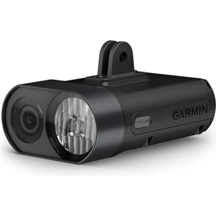 Garmin Varia Vue Scheinwerferkamera, 4K-Videoaufnahme, 600 Lumen, automatische Helligkeitsregelung, Vorfallerkennung, Seitenbeleuchtung – Bild 1