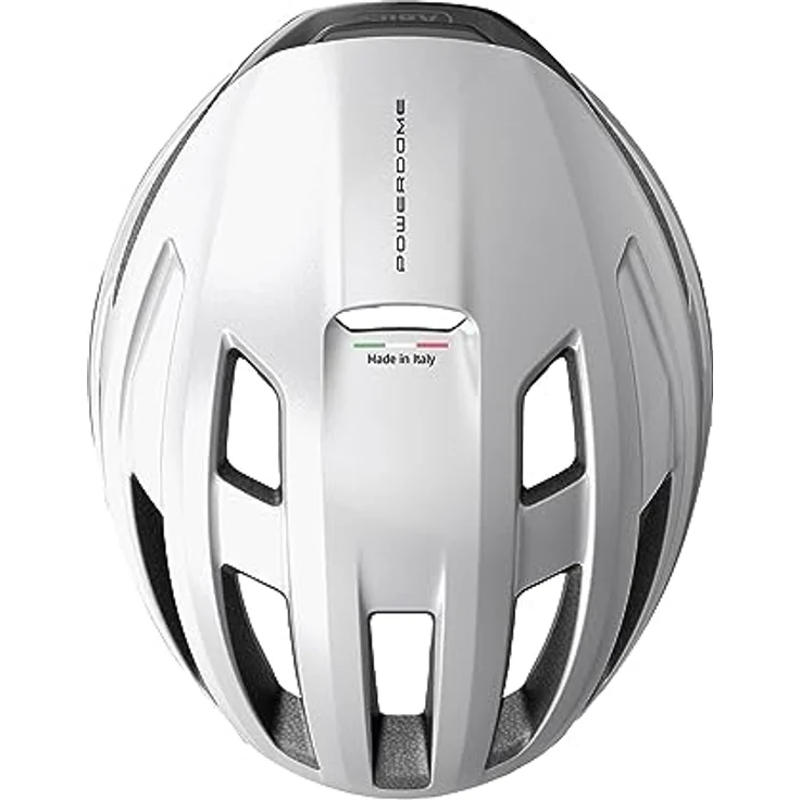 ABUS Rennradhelm PowerDome - leichter Fahrradhelm mit cleverem Belüftungssystem und aerodynamischem Profil - Italy - für Damen und Herren - Weiß, Größe S – Bild 4