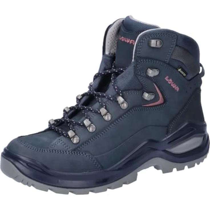Lowa Renegade EVO GTX MID WS 327 Wanderschuh in Stahlblau/Alt Rosa, Ganzjahresartikel, für Damen – Bild 1