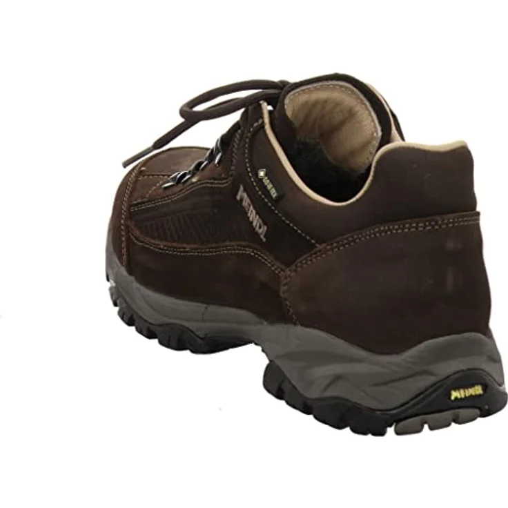 Meindl Atlanta GTX, Wanderhalbschuhe aus Nubuk- und Veloursleder, wasserfest, mahagoni, UK 11 - EU 46 – Bild 6