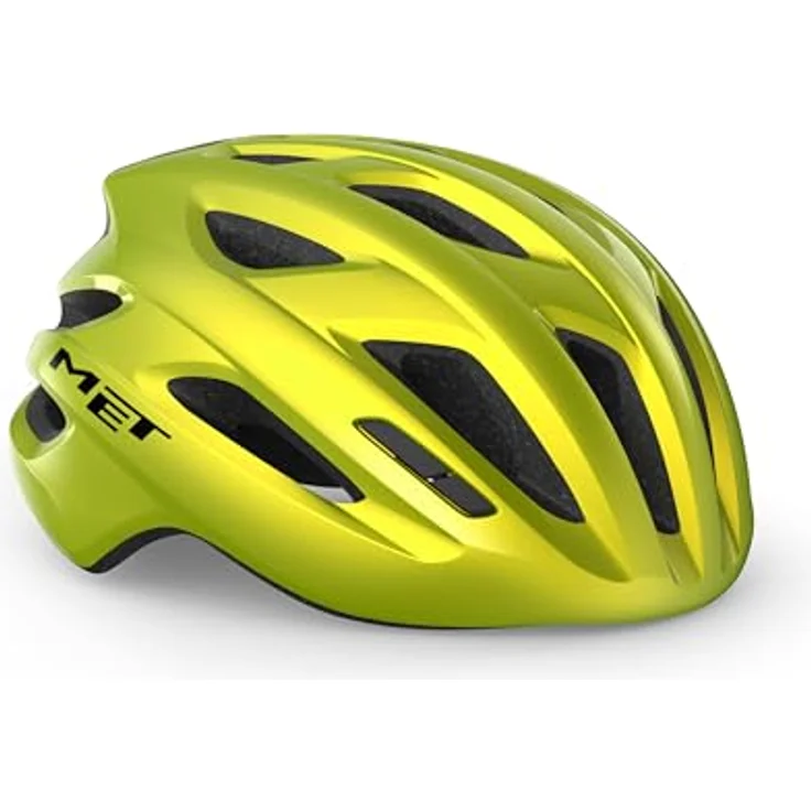 MET Idolo MIPS Fahrradhelm, Lime Yellow Metallic/Glossy, UN (52-59 cm) mit optimaler Passform und sicherem Mips-System – Bild 1