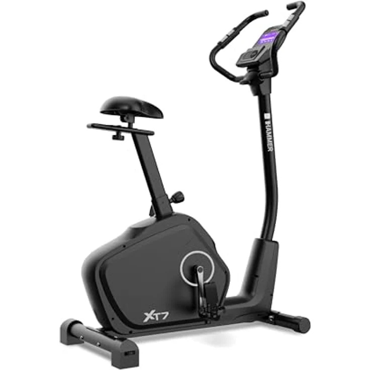 HAMMER Ergometer Cardio XT7 – Leiser Heimtrainer mit tiefem Einstieg, App-kompatibel mit Kinomap, 8 kg Schwungmassensystem, 24 Programme, für Nutzer bis 130 kg – Bild 4