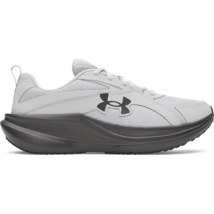Under Armour Herren Charged Assert 11 Laufschuhe, Atmungsaktives Obermaterial, Komfortable Dämpfung, Grey, Größe 43 EU – Bild 5