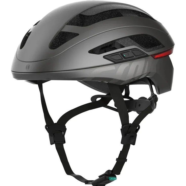 Crnk Angler Alpha, Velohelm mit Bluetooth, LED-Beleuchtung, (57 - 63 cm)