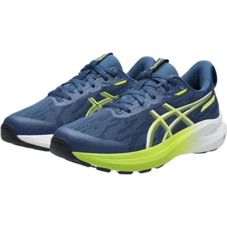 Asics GT-1000 14 GS, Laufschuhe für Kinder mit stabiler Bauweise und atmungsaktivem Synthetik-Obermaterial, grau – Bild 1
