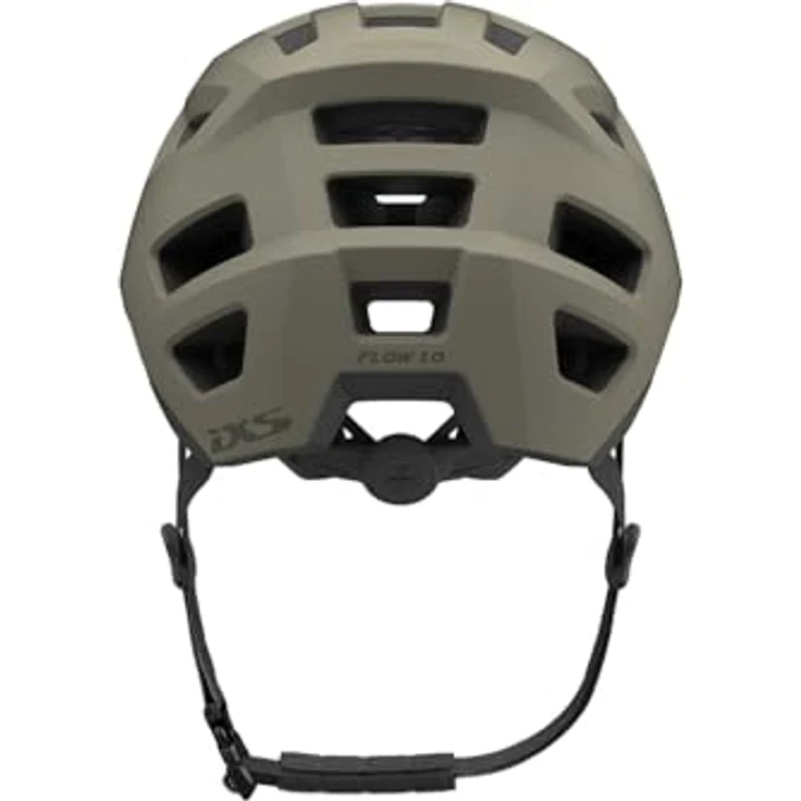 44 iXS MTB-Fahrradhelm Flow 1.0, hoch belüftete In-Mould-Konstruktion mit Visier, sand – Bild 4