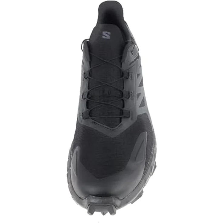Salomon Supercross 4 GORE-TEX, Herren Wanderschuhe mit robustem wasserdichten Schaft und breitem Stollenprofil, Schwarz (Größe 41 1/3) – Bild 4
