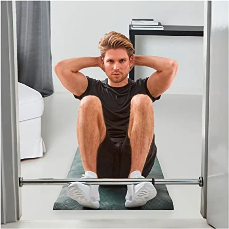 Sport-Tec Türreck Reckstange Klimmzug Klimmzugstange Bauchtrainer Türstange Turnstange – Bild 5