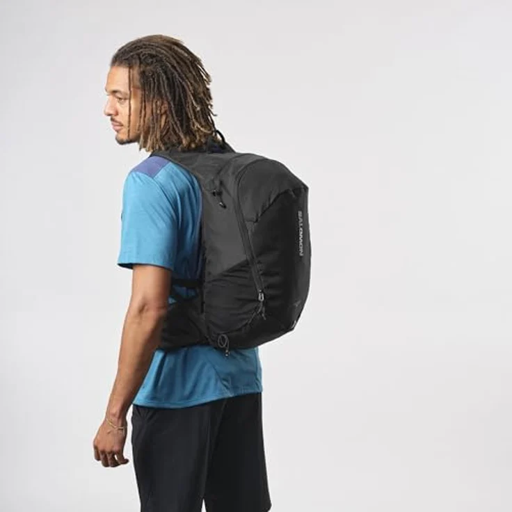 Salomon Trailblazer 20 Unisex-Wanderrucksack, Bequem, Leicht, Schwarz – Bild 4