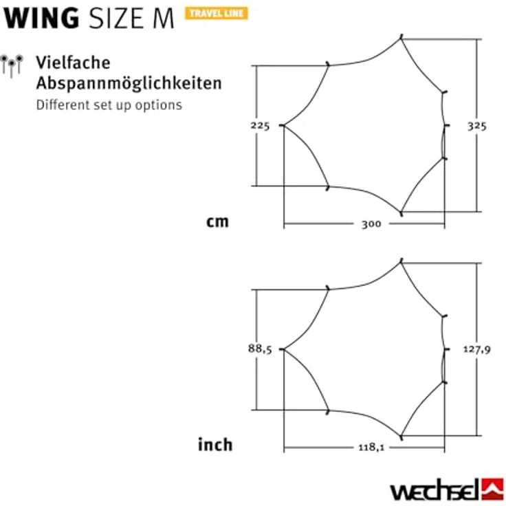 Wechsel Tarp, praktisches Zelt für wettergeschützten Außenbereich, 0.96 kg – Bild 2