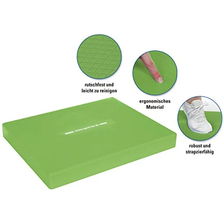 Sport-Tec Balance-Pad, Balanceboard, Koordinationstrainer, Gleichgewichtstrainer, LxBxH 49x39x5,5 cm, rutschfest, kombinierbar, strapazierfähig – Bild 3