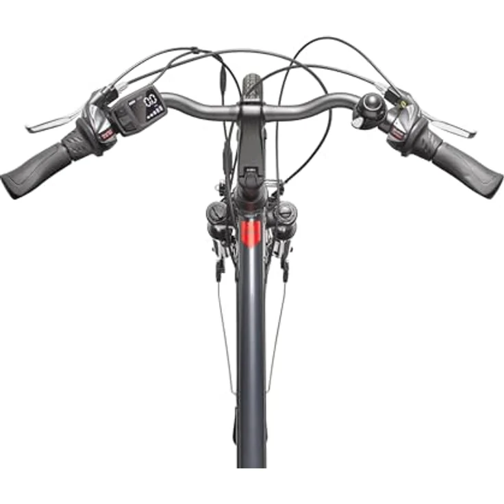 TELEFUNKEN XT485 E-Bike Herren 28 Zoll Trekking-Fahrrad, 250W Hinterradmotor, 536,5 Wh Akku, 21-Gang Kettenschaltung, V-Bremsen, LED-Beleuchtung – Bild 4