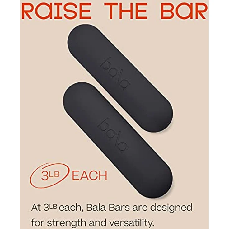 Bala Bala Bars | Bekannt aus Shark Tank | Hanteln | Je 1,4 kg, 2 Stück pro Set, ergonomisches Design – Bild 2