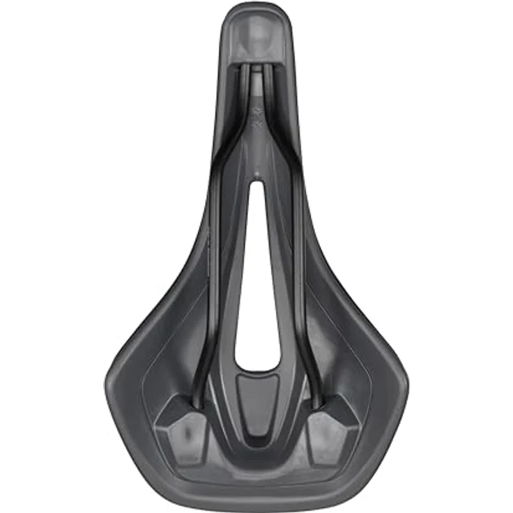Selle Italia ST5 Flow, Fahrradsattel mit Gelpolsterung und Druckentlastung, Hi-Viz-Einsätze für erhöhte Sicherheit – Bild 5