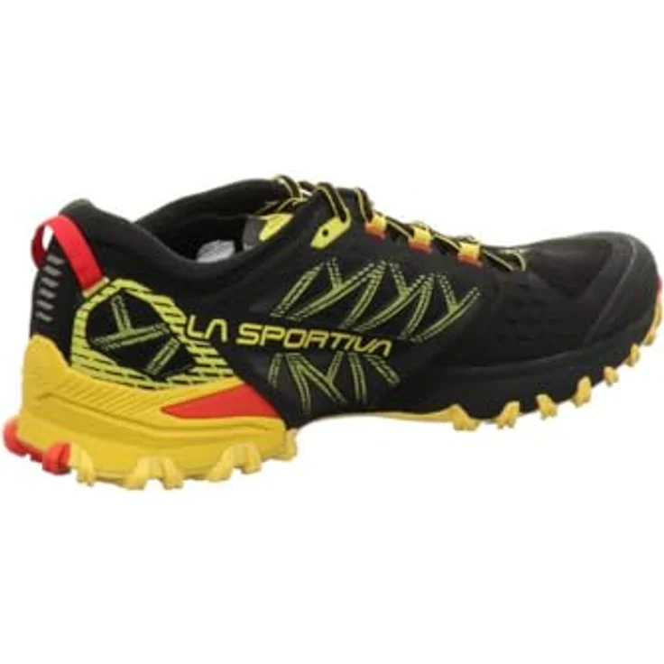 La Sportiva Bushido III, Herren Laufschuhe mit griffiger FriXion Red Bi-Compound Sohle, Schwarz, Größe 42 – Bild 2