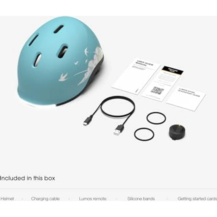 Lumen Labs Lumos Nyxel, Fahrradhelm Größe S (52-56 cm) mit vorderen und hinteren Blinkern, 56 RGB LEDs, leicht und gut belüftet – Bild 9