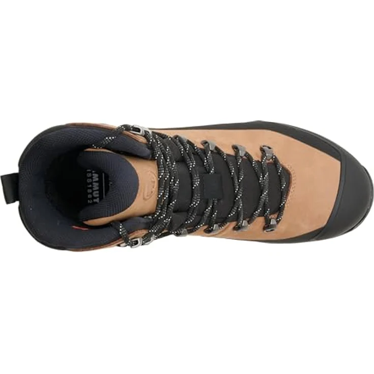 Mammut Blackfin Leather High GTX Men, Herren Wanderschuhe mit wasserfester GORE-TEX-Membran und Vibram ICETREK-Sohle, Braun-Schwarz, Größe 44 – Bild 3