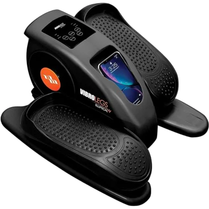 Vibro Legs Elliptical Mini Heimtrainer – motorisierter Ellipsentrainer für mehr Bewegung im Sitzen – Pedaltrainer für Home Office und Freizeit – mühelose Muskel-Aktivierung – Bild 1