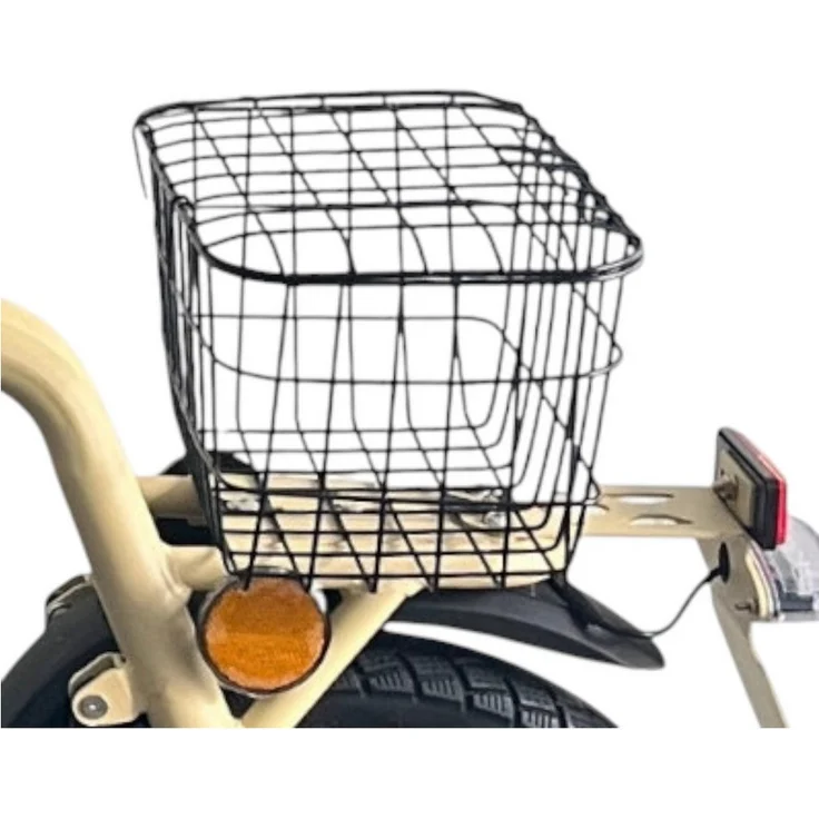 ENEWAY Fahrradkorb E-Roller Korb für CityFloh und weitere Modelle, mit Deckel, praktisch für Einkäufe