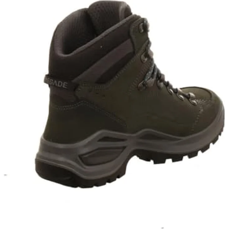 LOWA Renegade EVO GTX MID Ws, Wanderschuh für Damen aus Nubukleder & Textil, grau, Gr. 39 2/3 – Bild 2