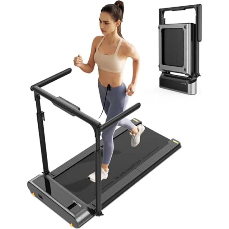 WalkingPad R3 Hybrid+, Laufband Klappbares für Zuhause 1-12km/h, Fernbedienung und LED-Anzeige, APP & Tablet Holder, Ultra-LEISER mit Doppelter Stoßdämpfung, Apple Watch Verbindung, Keine Montage - WALKINGPAD – Bild 2