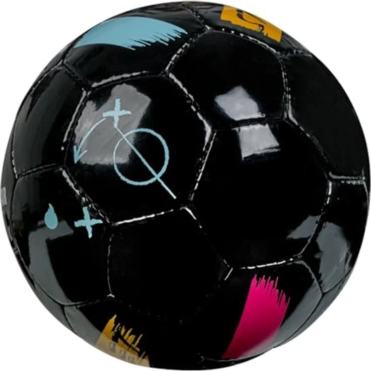 Derbystar Street Soccer v25, Handgenähter Freizeitball aus PU mit weichem Ballkontakt, glänzend, Latex-Blase – Bild 3