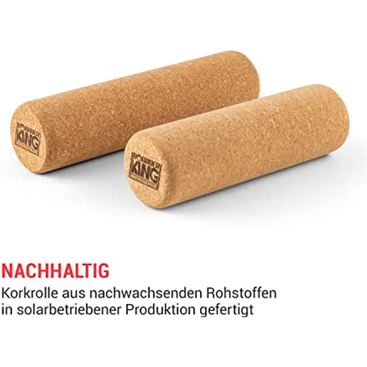 BoarderKING Indoorboard - Balance Board für Indoor-Surfen und Skaten, Gleichgewichtsboard für NeuroMuscular Response Training, inkl. Schutzmatte, 100 mm x 40 cm (Ø x L), walnuss – Bild 5