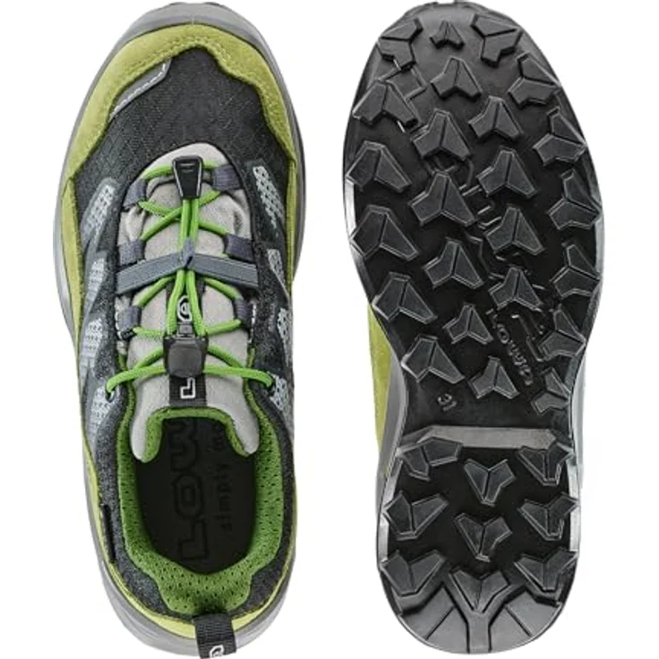 Lowa Maddox Pro GTX Lo Jr, Wanderschuh für Kinder, gelb, Größe 35 – Bild 7