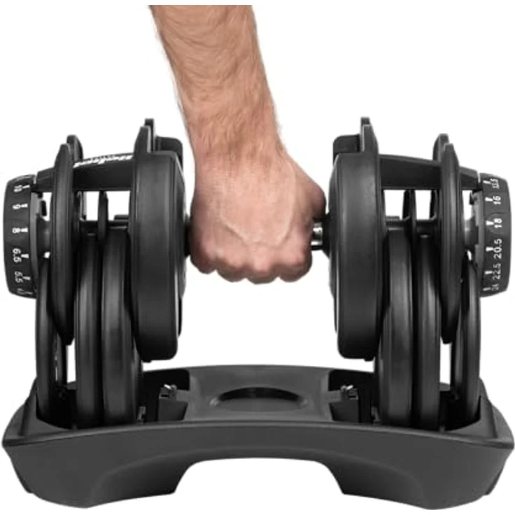 Rebel Verstellbare Hantel aus Gusseisen 24 kg, RBA-2303, vielseitig für Krafttraining zu Hause geeignet – Bild 4